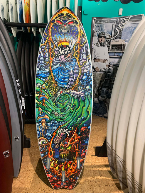 5'11 LOST BROPHY RNF '96 LIB TECH SURFBOARD (#21)