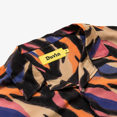 DUVIN ANIMAL BUTTONUP (SSB20008BLK)