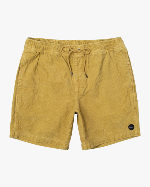 ESCAPE ELASTIC CORDUROY SHORTS 17”