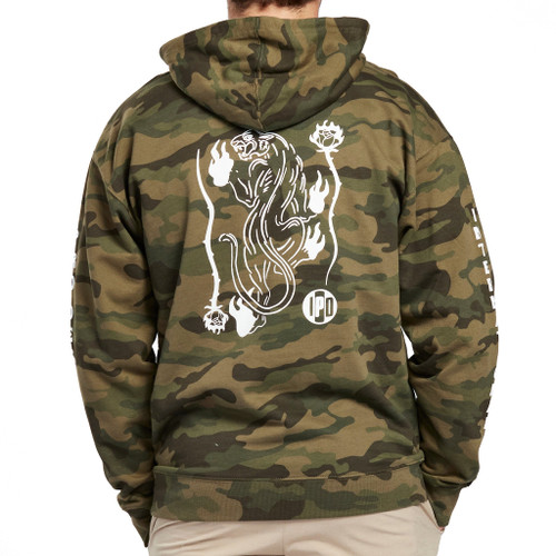 IPD ROSE PANTHER CAMO HOODIE (EX)