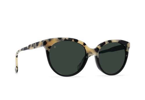 RAEN LILY - CHAI TORTOISE / GREEN SUNGLASSES (EX)