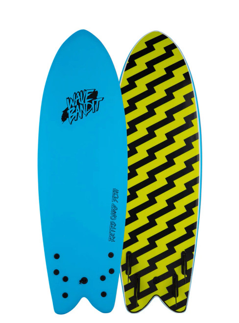 CATCH SURF 5'8 WAVE BANDIT RETRO FISH SURFBOARD(WB58-BL22)