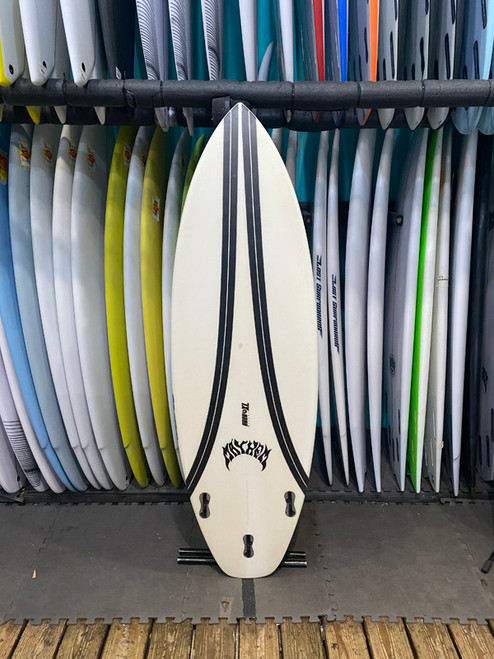 5'7 LOST CARBON WRAP UBER XL USED SURFBOARD (18803)