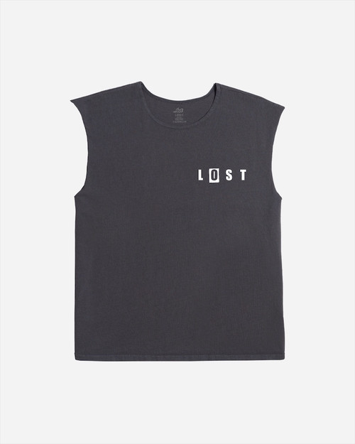 LOST CLOTHING DRAINED CUT OFF TEE (10560165)