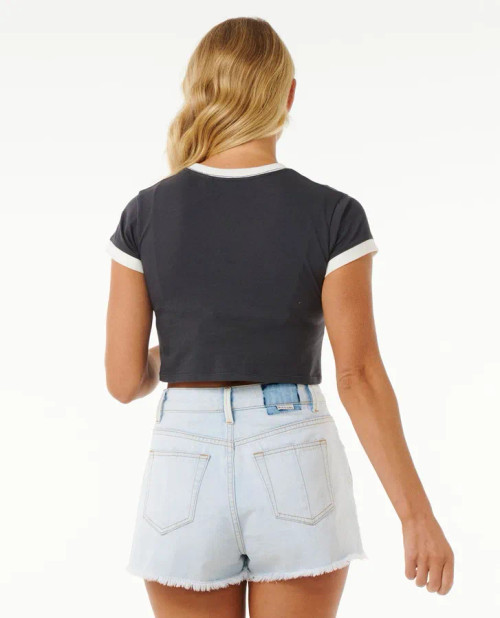 RIPCURL ARCHIVE RINGER BABY TEE- Catalyst