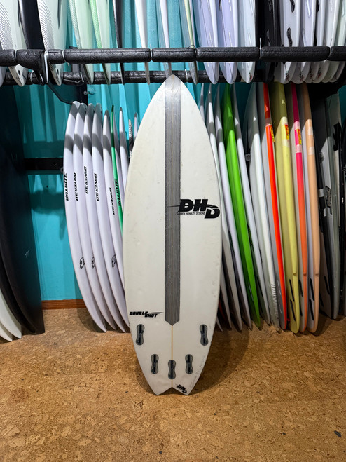 5'4 DHD DOUBLE SHOT USED SURFBOARD (10944)