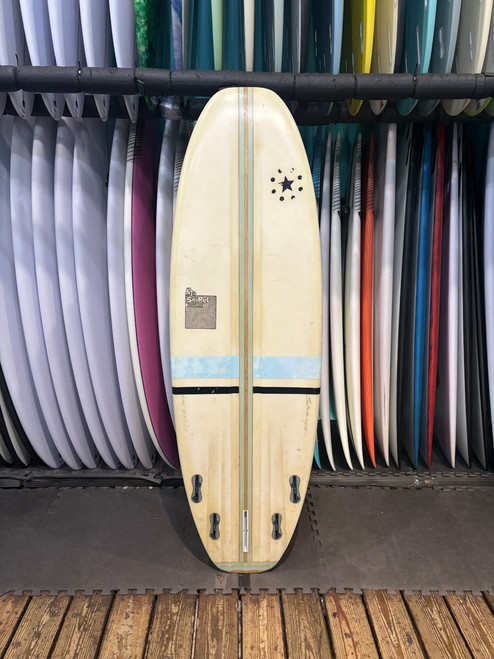 5'8 STU SHARPE CUSTOM USED SURFBOARD (40473)