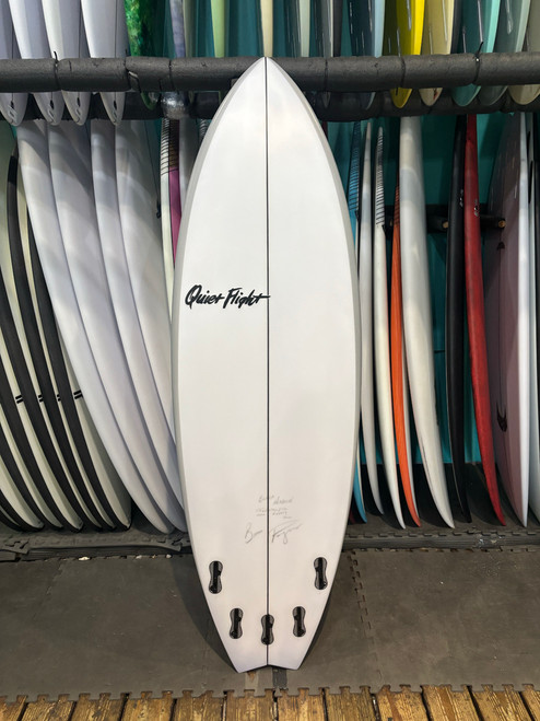 5'11 QUIET FLIGHT BLACK MARLIN SURFBOARD (63479)