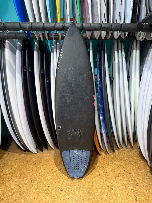 5'8 LOST BLACKSHEEP SUB DRIVER 2.0 THUMB USED SURFBOARD (270586)