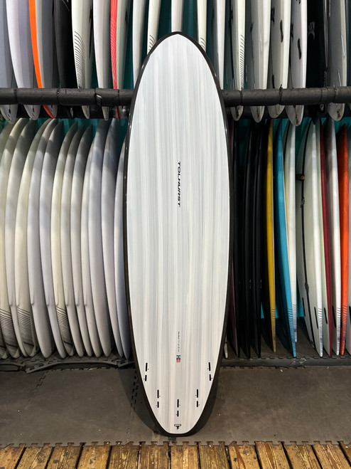 6'10 HARLEY INGLEBY MOE MINI THUNDERBOLT BLACK SURFBOARD (2310506)