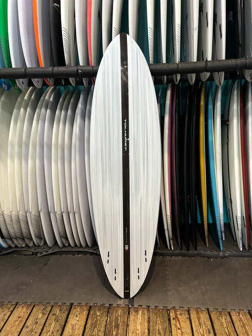 6'8 HARLEY INGELBY MID 6 MINI THUNDERBOLT BLACK SURFBOARD (2308562)