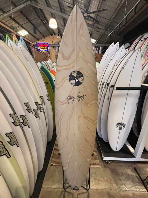 6'8 GERRY LOPEZ POCKET ROCKET SURFBOARD (B2847)