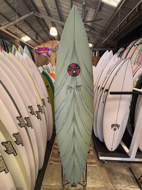7'4 GERRY LOPEZ POCKET ROCKET SURFBOARD (B2845)