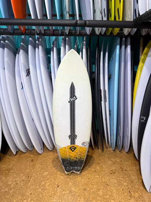 4'8 LOST LIGHTSPEED RNF 96 GROM USED SURFBOARD (115352)