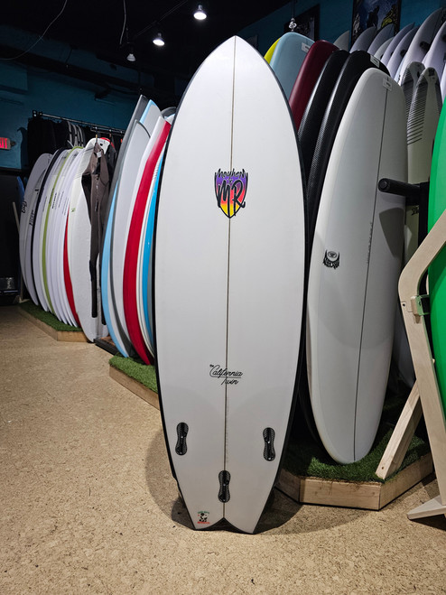 5'6 LOST LIGHTSPEED MR X MB CALI TWIN USED SURFBOARD (265845)