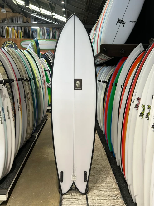 7'2 Christenson Long Phish Surfboard - Poly, 46.42L