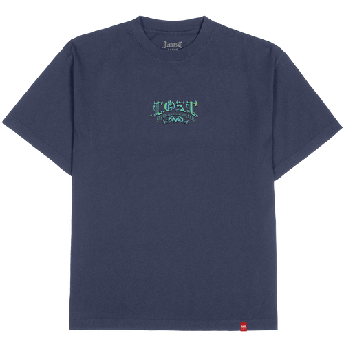 LOST CLOTHING ARCHED GNARLY LOGO BOXY TEE- Catalyst