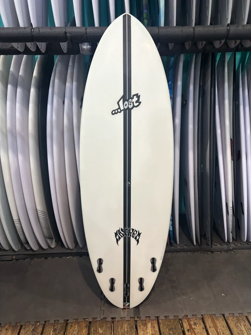 6'1 LOST LIGHTSPEED PUDDLE JUMPER ROUND USED SURFBOARD (270929)