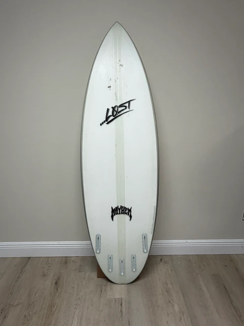 5'8 LOST LIGHTSPEED II RIPPER ROUND USED SURFBOARD (118751)
