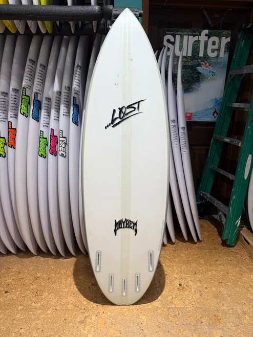 5'8 LOST LIGHTSPEED II RIPPER ROUND USED SURFBOARD (118751)