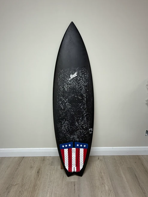 5'9 LOST BLACKSHEEP MOD QUAD USED SURFBOARD(117846)
