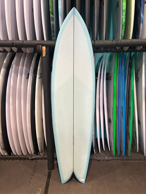 6'10 CHRISTENSON LONG PHISH USED SURFBOARD (7202899)