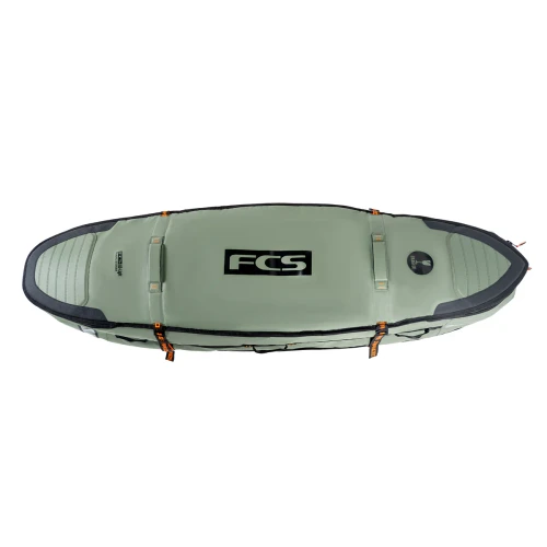 6'3 FCS Travel 2 Shortboard/Fish Cover