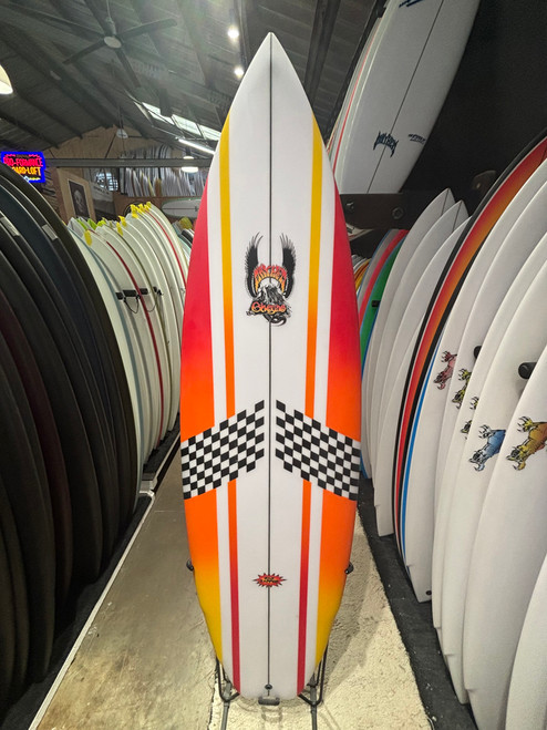 6'4 LOST RAD ZAPPER SURFBOARD (289537)
