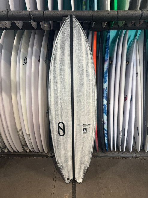 5'8 FIREWIRE GREAT WHITE TWIN IBOLIC VOLCANIC BLEM SURFBOARD (1237158)