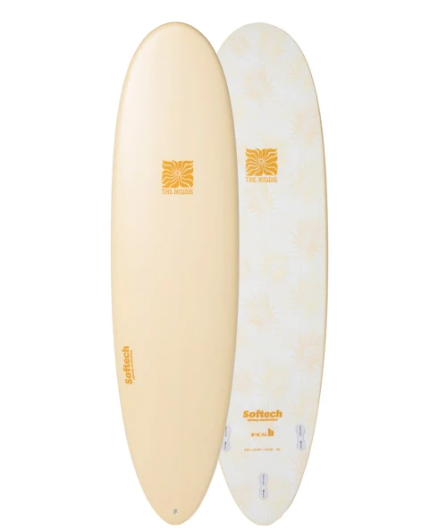 7'4 SOFTECH MIDDIE BUTTER PALMS SURFBOARD (MIDDI-BFL-074)