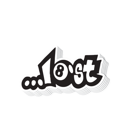 ...LOST 8 BALL STICKER 5'5" (LS1008)
