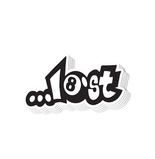 ...lost 8 Ball Sticker 5.5"