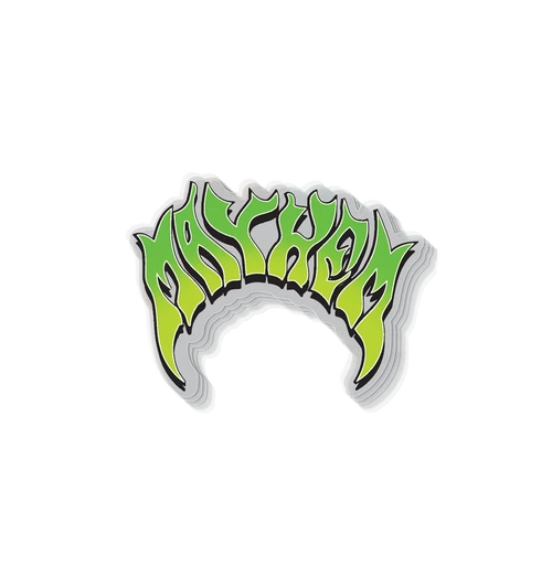 ...lost Mayhem Fade Sticker 4.25" - Green