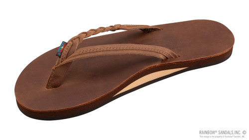RAINBOW FLIRTY BRAID SINGLE LAYER SANDALS (301ALTSB-RDWD-L)