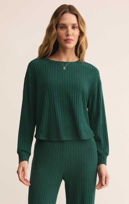 Z SUPPLY ELFIE RIB LS TOP (ZLT254774)