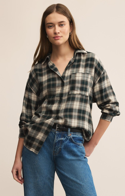 Z SUPPLY RIVER PLAID BUTTON UP (ZT253834S)