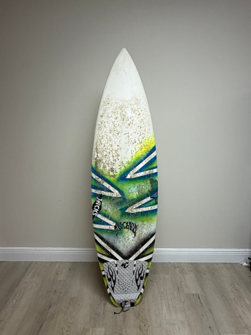 5'10 LOST LIGHTSPEED II SUB DRIVER 3.0 SQUASH USED SURFBOARD (292558)