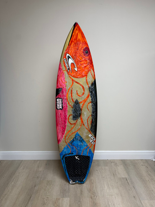 5'10 LOST LIGHTSPEED II SUB DRIVER 3.0 SWALLOW USED SURFBOARD (118725)