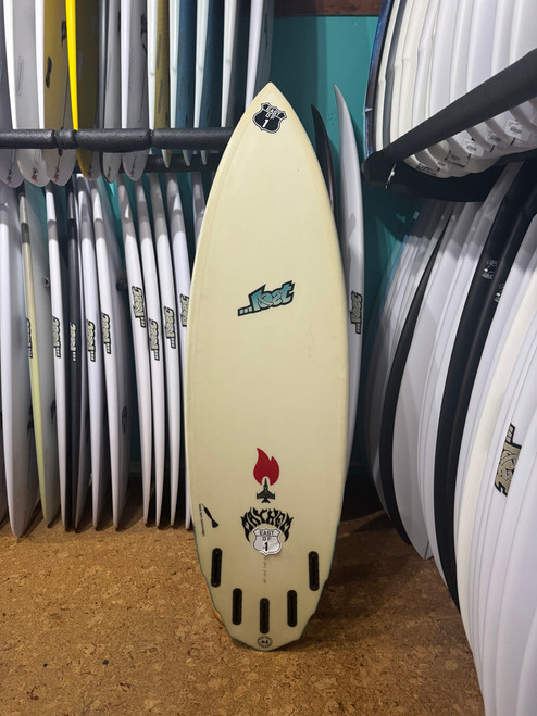 6'2 LOST BLACK DART V3 STEALTH USED SURFBOARD (171470)