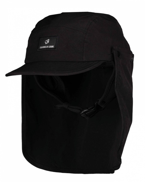 CREATURES OF LEISURE RELIANCE LEGIONNAIRE SURF CAP S/M (ESCL26SMEBK)