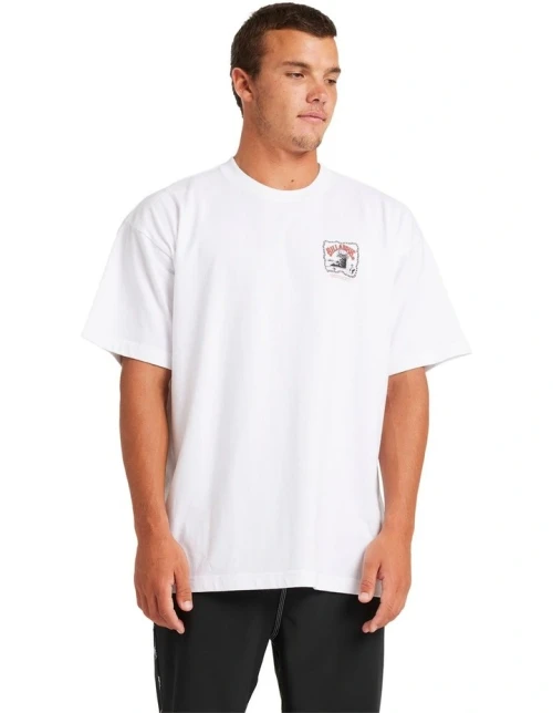 BILLABONG WAVE POOL OG MEN'S SS TEE - WHITE (BL001352M)
