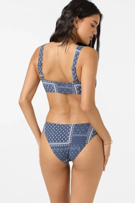 O'NEILL OG ZOEY BANDANA BLU LAGOON WOMEN'S BIKINI BOTTOM - NAVY (FA2647445)