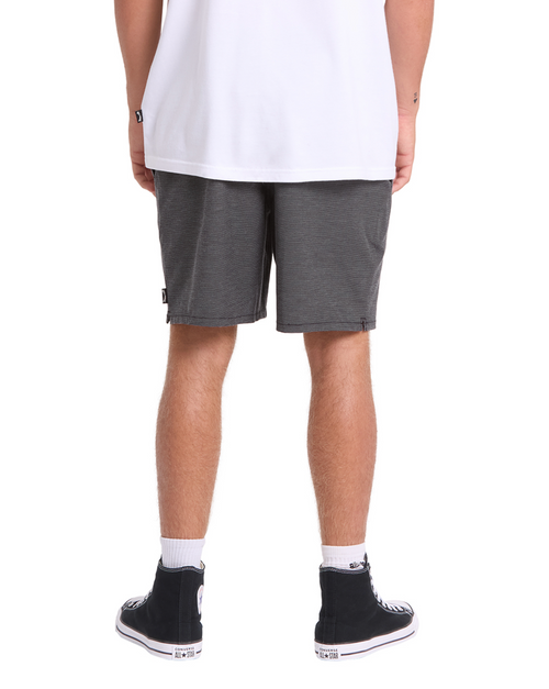 BILLABONG CROSSFIRE ELASTIC WAVE MEN'S HYBRID SHORT - BLACK (BL000553M)