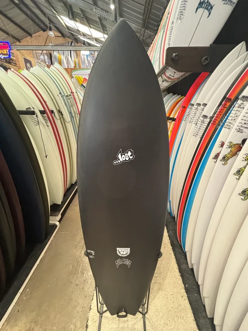 5'4 Lost Black Sheep RNF Twinzer '96ER Surfboard - 27L