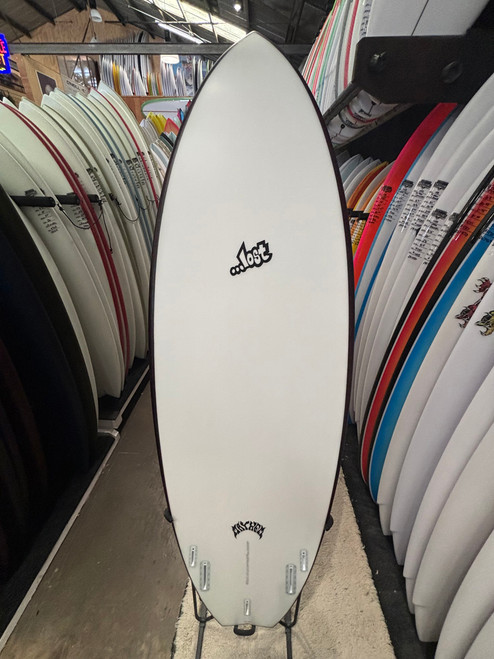 5'8 LOST BLACKSHEEP RNF TWINZER '96ER SURFBOARD (120135)