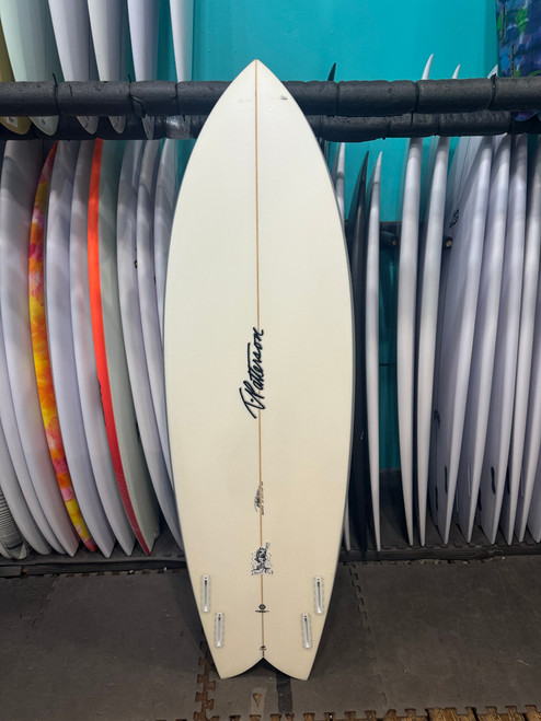 6'0 T.PATTERSON DEVIL FISH USED SURFBOARD (24038)