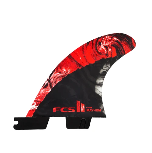 FCS II MATT BIOLOS MAYHEM QUAD REAR FIN SET LARGE (FMBL-CC04-LG-RS-R)