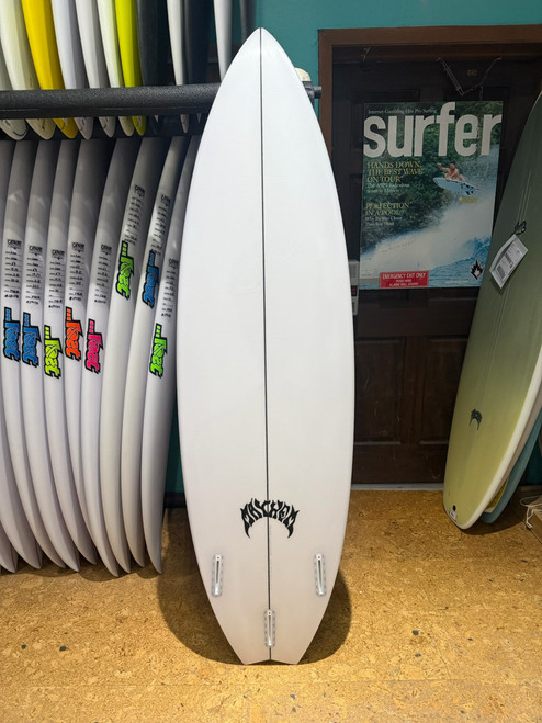 6'2 LOST SUB DRIVER 3.0 SWALLOW USED SURFBOARD (281080)