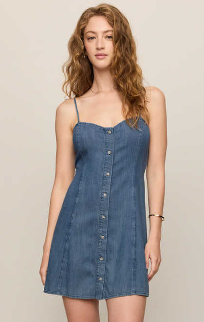 Z SUPPLY ANGEL EYES DENIM MINI DRESS (ZD261147)