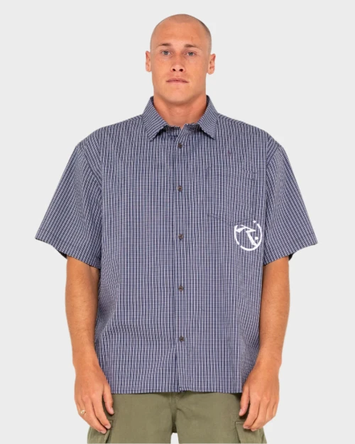 RUSTY RESNO RECON SHORT SLEEVE SHIRT (WSM1217)